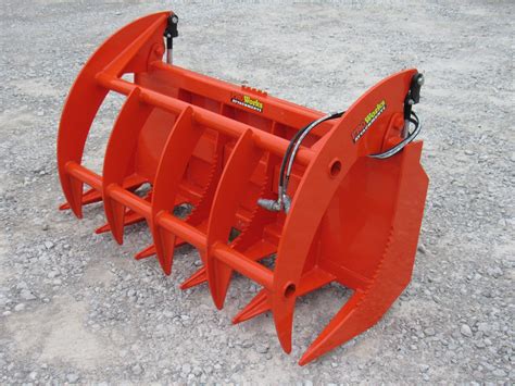 grapple rake for bobcat skid-steer|60 inch root rake grapple.